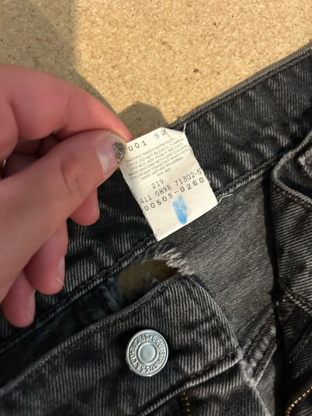 Levi's Men's Black Relaxed Fit Jeans
